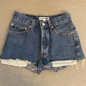 RE/DONE Cut Off Shorts